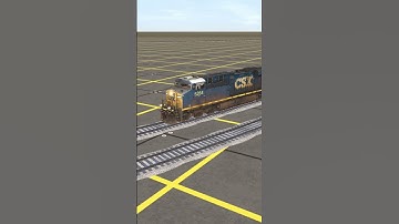 CSX es40dc on a hopper train