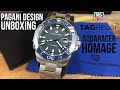 Pagani Design Watch - Tag Heuer Aquaracer Blue Homagae | AliExpress | Unboxing & First Impressions