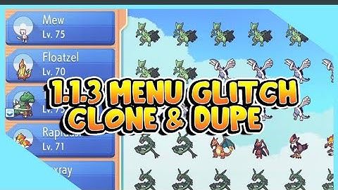 1.1.3 Menu Glitch with MOVEMENT PLUS Clone & Dupe Glitch EASY TUTORIAL (Pokemon BDSP)