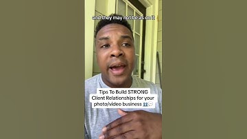 Tips build strong client relationships for your photo/video business 📸🎥👥 #videography #photography