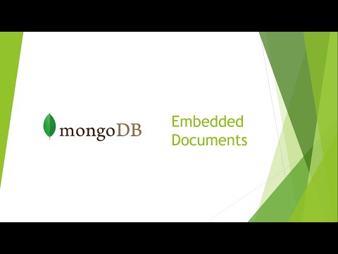 MongoDB Embedded Documents