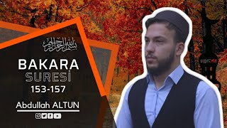 Bakara Suresi (153 157) | Abdullah Altun | Resimi