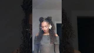 Curly sailor moon space buns!!