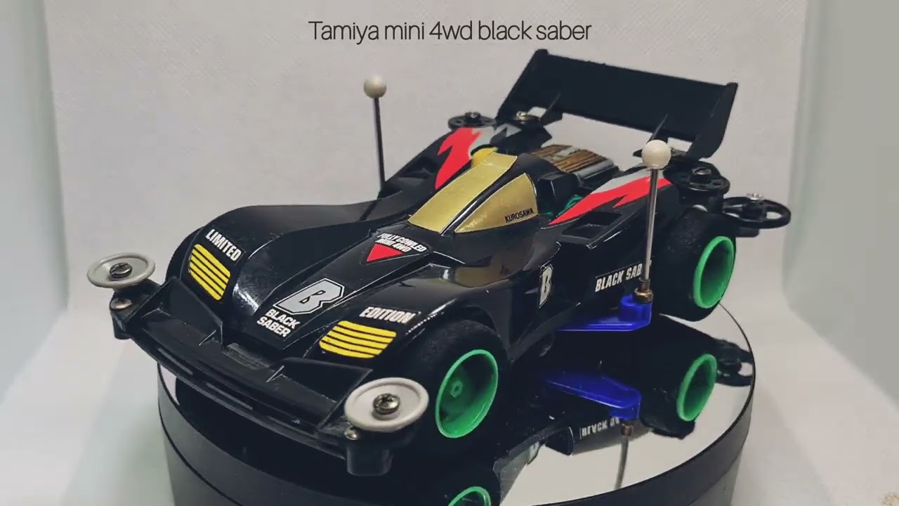 Tamiya mini 4wd black saber #mini4wd #tamiyamini4wd #tamiya - YouTube