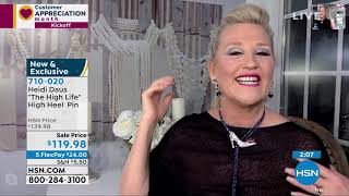 Heidi Daus The High Life High Heel Pin