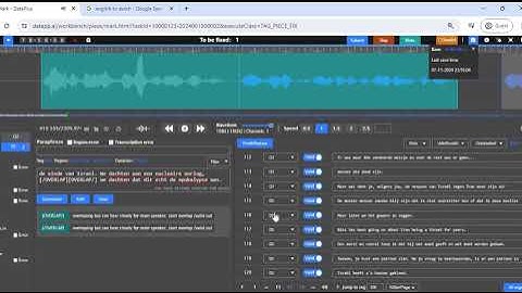 Correcting Errors on DataPlus Transcription Full