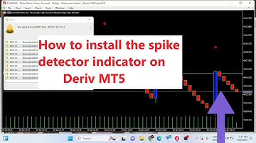 How to install the spike detector indicator boom and crash indicator
