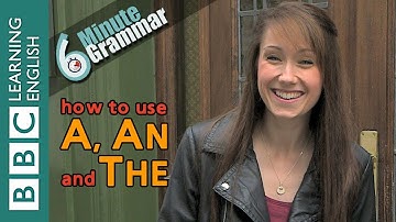 Articles - 6 Minute Grammar