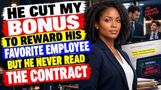 MY BOSS CUT MY BONUS TO REWARD HIS FAVORITE — THEN PAYROLL FOUND MY CONTRACT