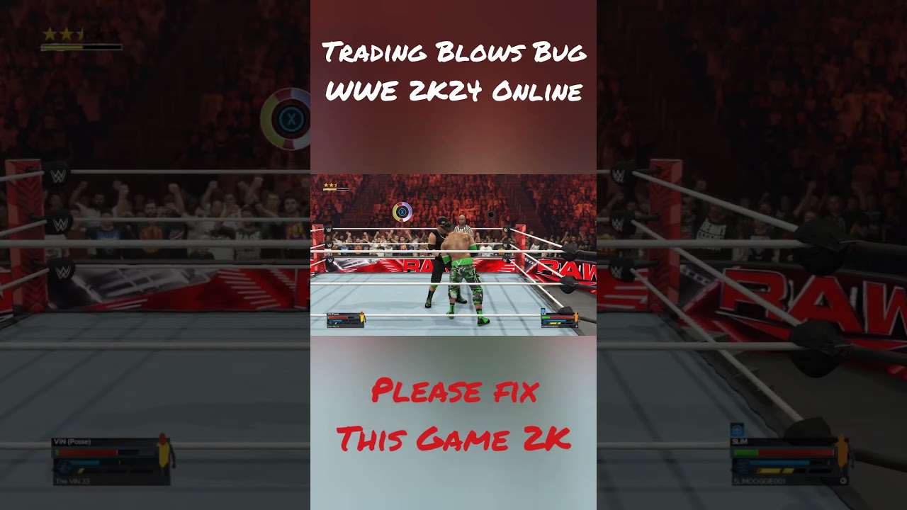 WWE 2K24 Online Broken! - Trading Blows Bug 