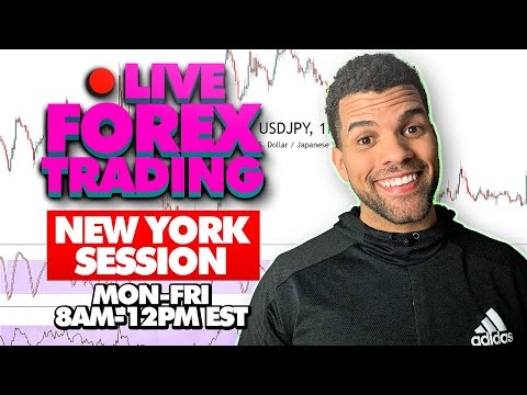 Live Forex Trading: Free NEW YORK Session Trading Education