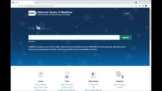 Intro to PubMed - 2nd year nursing
