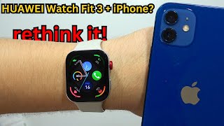 Want to buy HUAWEI Watch Fit 3 but have an iPhone? BETTER WATCH THIS VIDEO