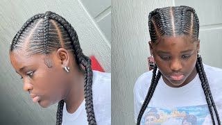 How to do 4 stitch braids| Beginner friendly