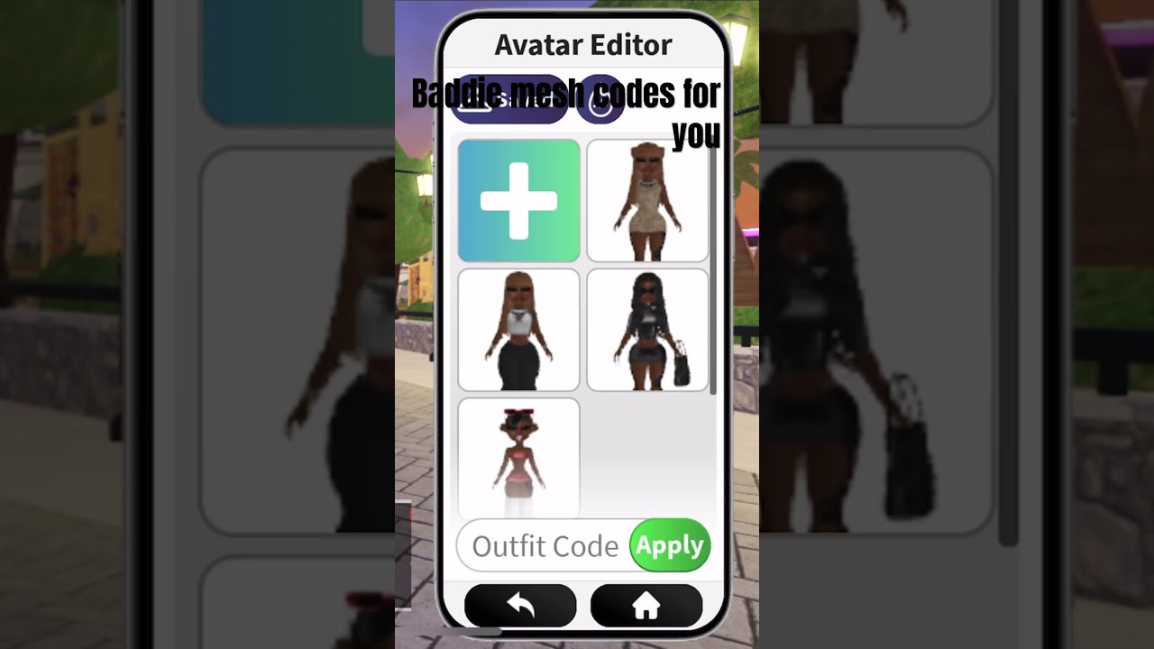 ✨baddie mesh codes for you in life together Roblox✨