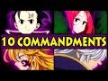 All 10 Commandments and their Powers Explained! (Seven Deadly Sins / Nanatsu no Taizai S2 Season 2)