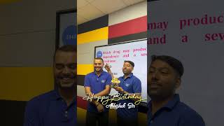 Happy Birthday to the PHARMACOLOGY KING, Abhishek Sir! 👑🎂 #gdc