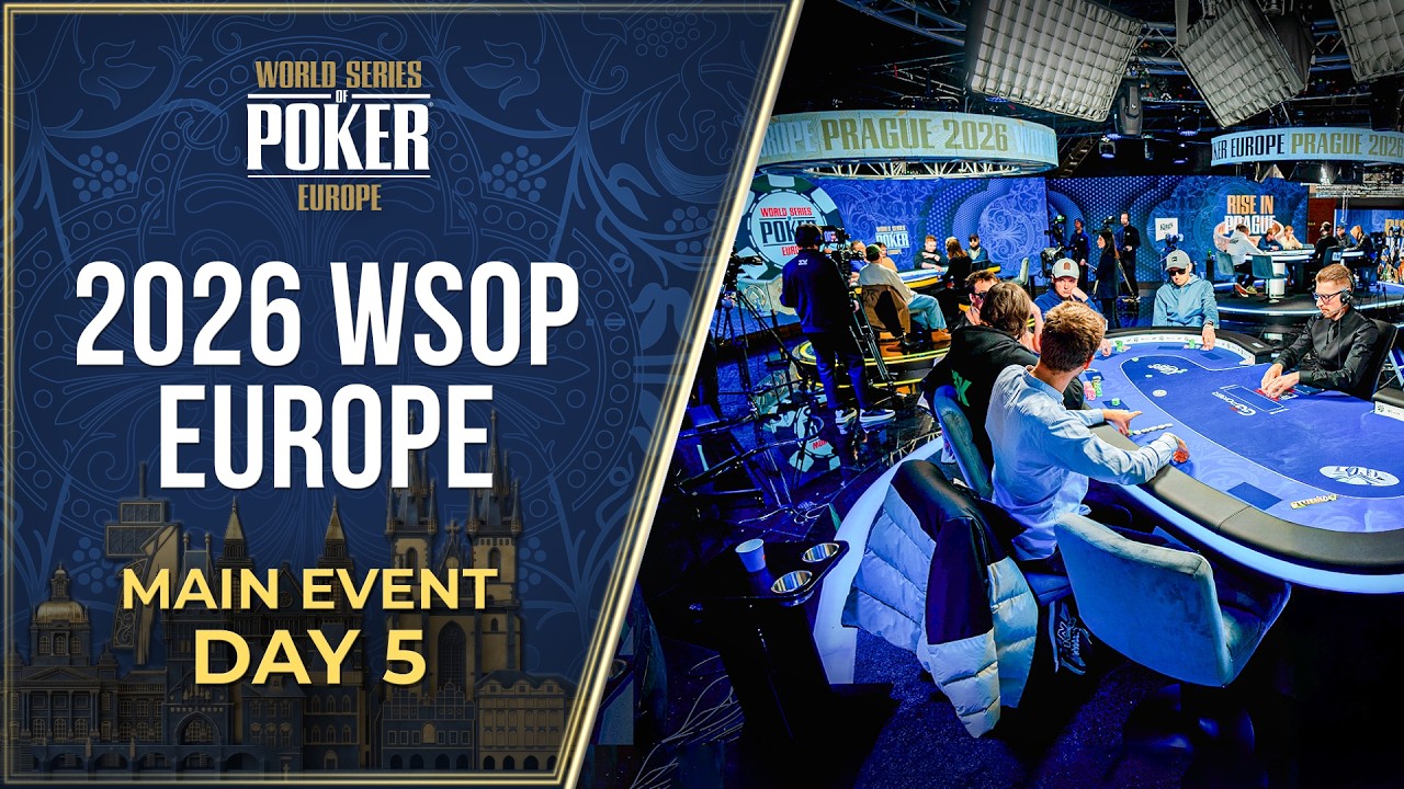 €10,000,000 GTD | WSOP Europe Main Event - Day 5
