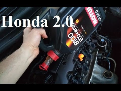 Jak Wymienić Olej, Honda 2.0 Cr-V, Accord, Wymiana Oleju - Youtube