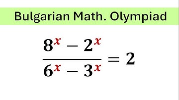 Bulgarian Mathematical Olympiad | Algebra Problem