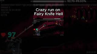 92-100 on fairy knife hell #gd #impossible #fyp #funny #viral #geometrydash #gaming #fairyknifehell