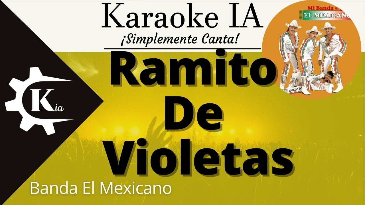 Mi Banda El Mexicano Ramito De Violetas Karaoke YouTube