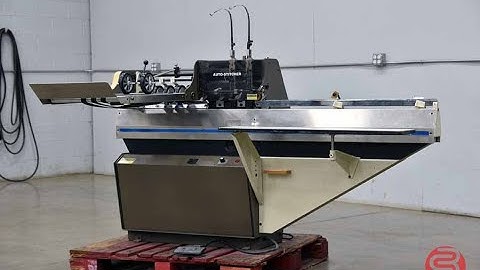 Rosback 201A Book Binding Saddle Stitcher