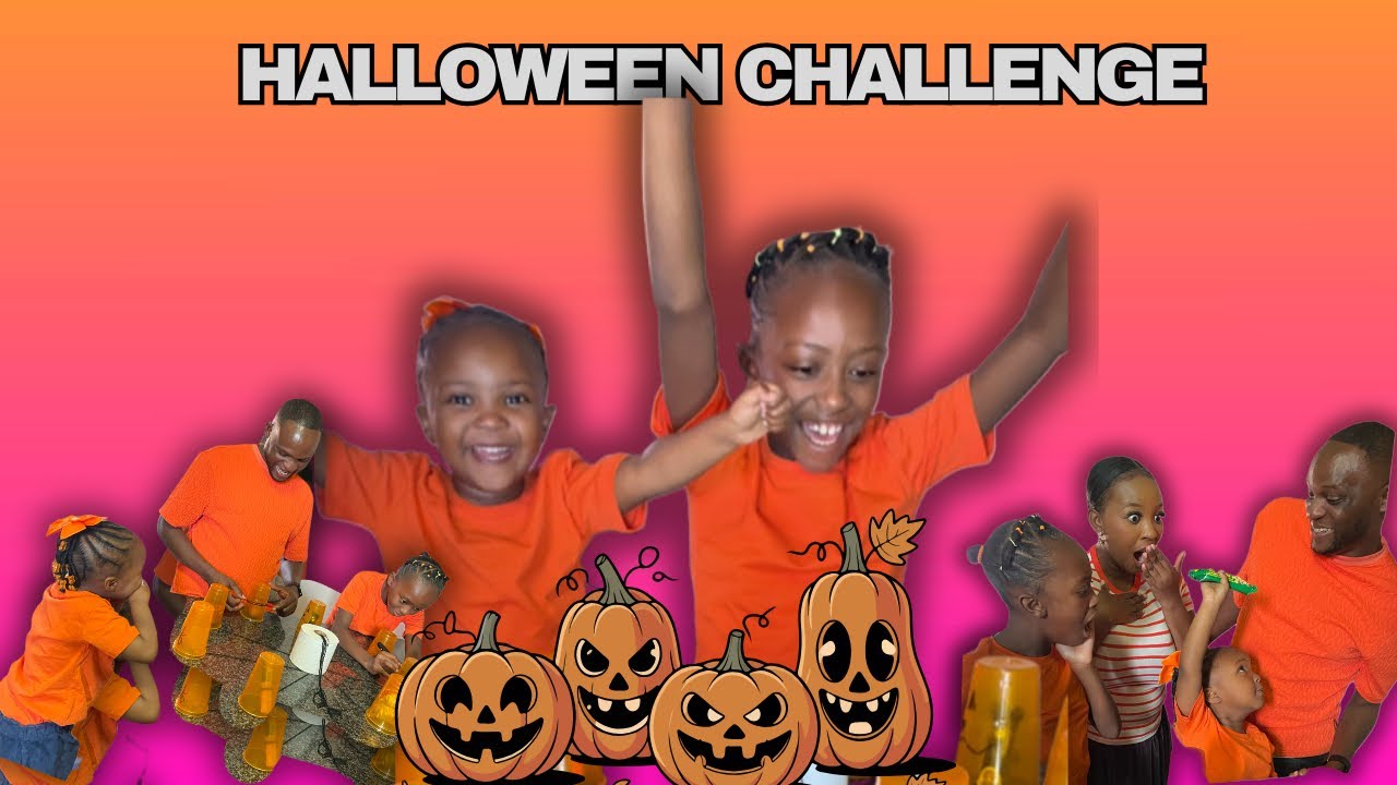 Halloween family games:Don’t pull the wrong string|Dad’s reaction 😂