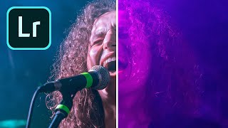 How To Edit CONCERT PHOTOS in Lightroom CC - RAW Editing Tutorial