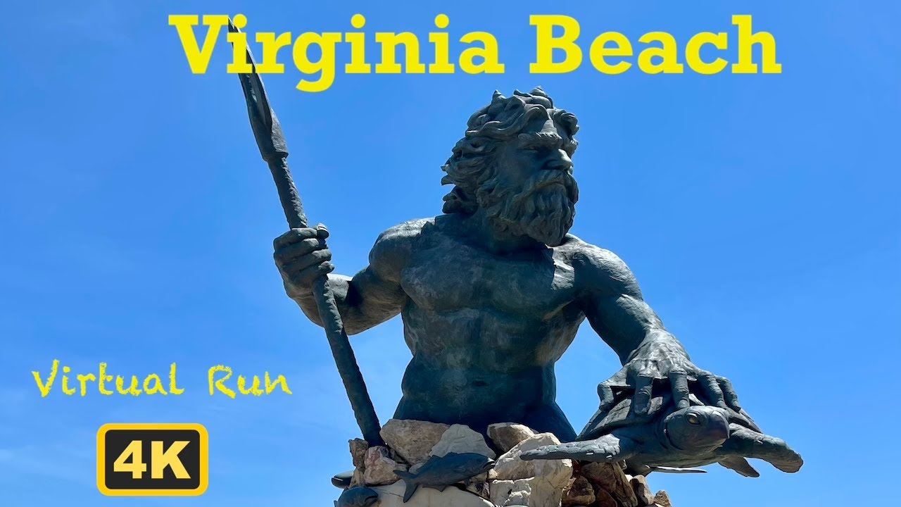 Virginia Beach Boardwalk & 🏖️ Beach USA July 2025 - Virtual Run 🏃‍♂️