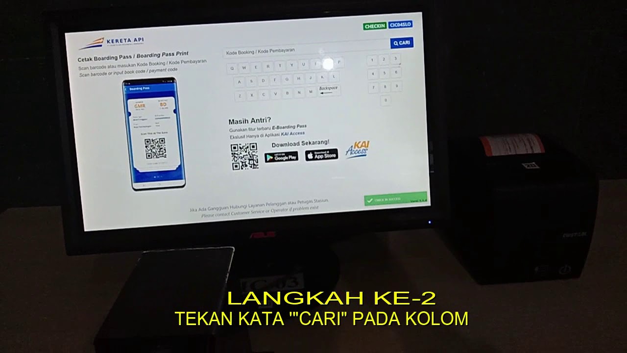 BOARDING PASS KERETA API I Hanya tiga langkah... - YouTube