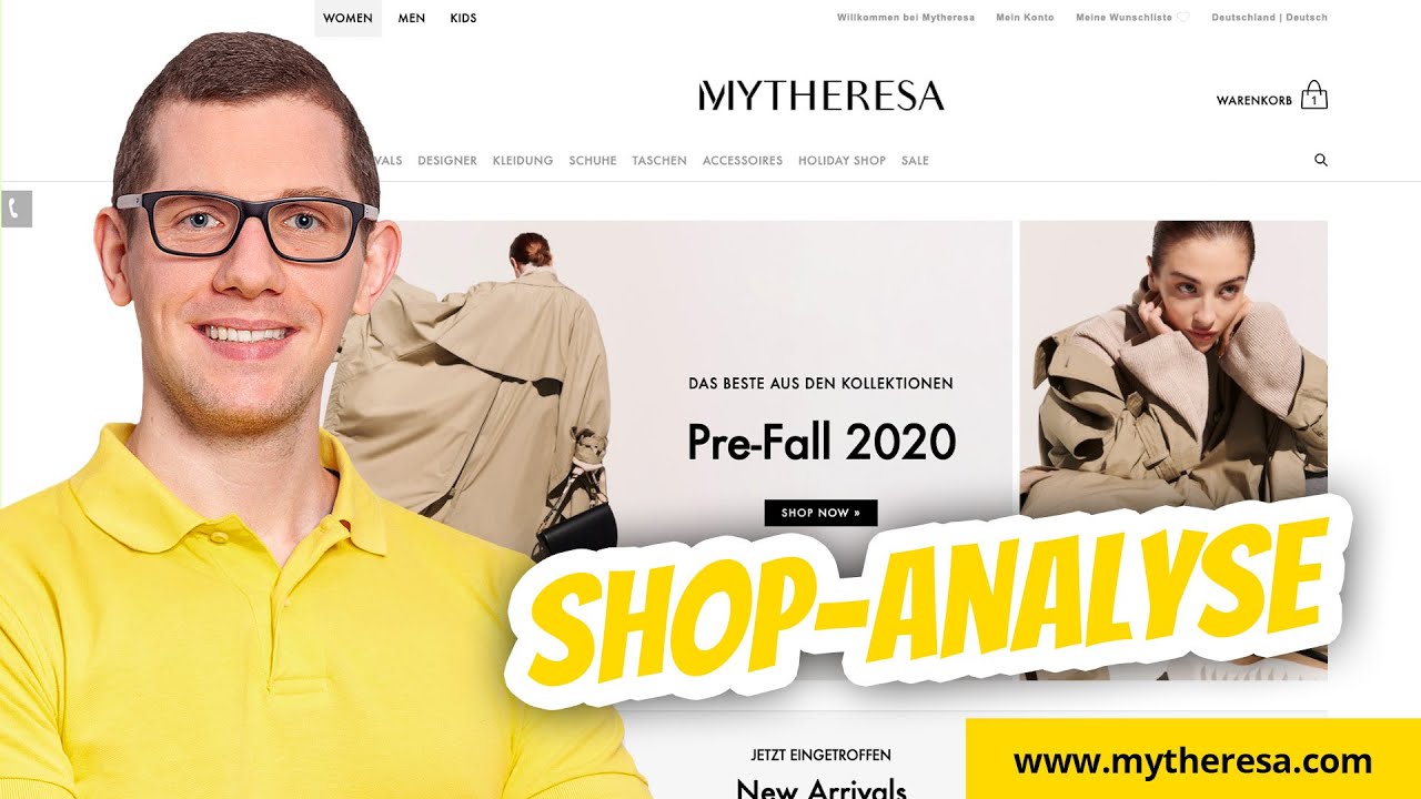 New MYTHERESA.com Shopanalyse ✅ Analyse Onlineshop + Tipps zur Optimierung