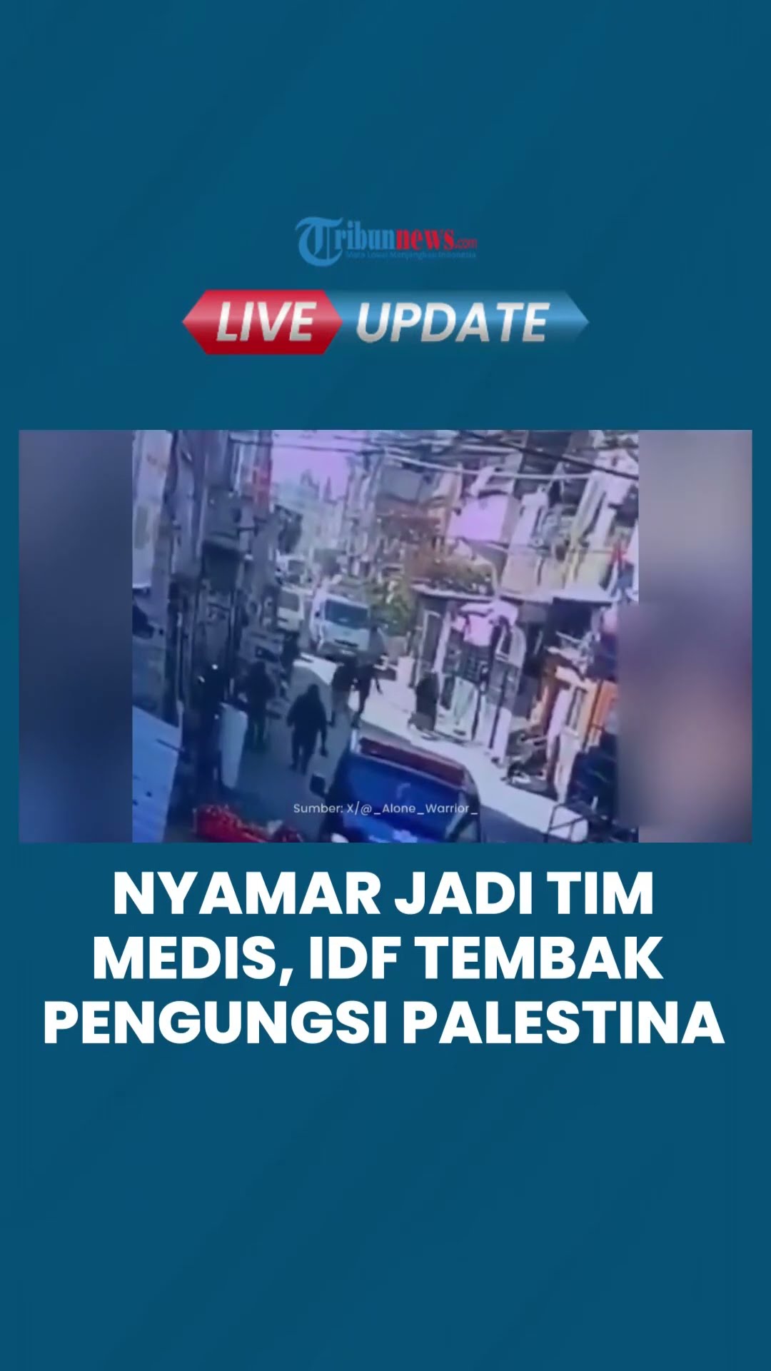 Menyamar sebagai Tenaga Medis,  Israel Serang Kamp Pengungsian dan Warga Palestina di Tepi Barat