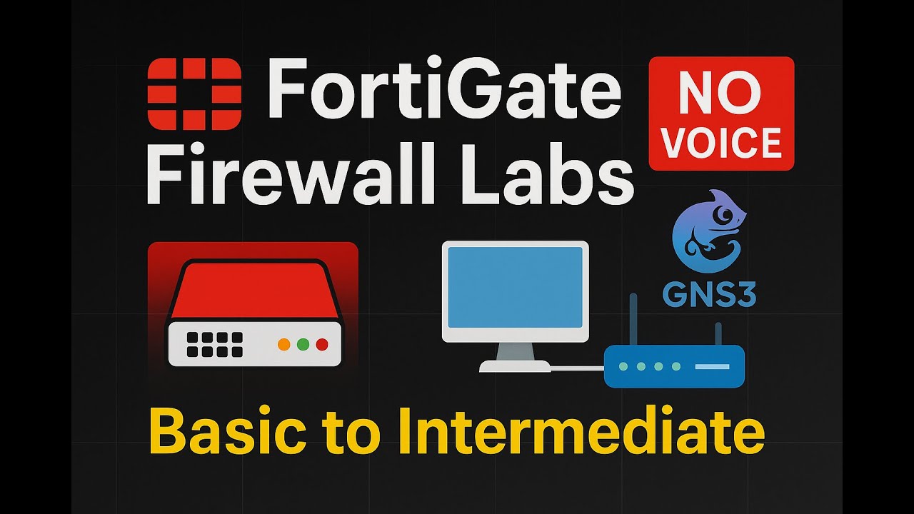 FortiGate Password Recovery | GNS3 Lab Day 8 | No Voice Tutorial ...