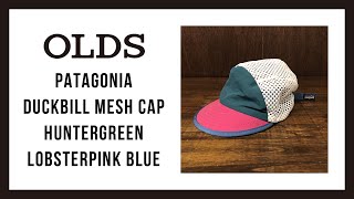 Patagonia Duckbill Mesh Cap Huntergreen Lobsterpink Blue