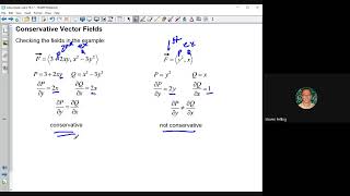 Calculus III - Conservative Vector Fields and the Fundamental Theorem of Line Integrals