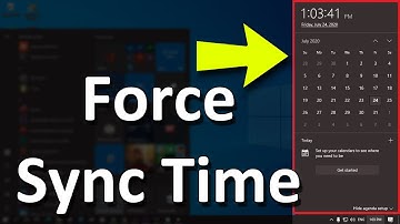 How to Force Windows 10 Time to Sync with a Time Server