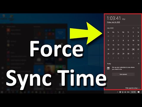 Video: How To Sync The Time With The Server