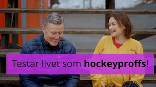 Testar livet som hockeyproffs genom Börje Salming