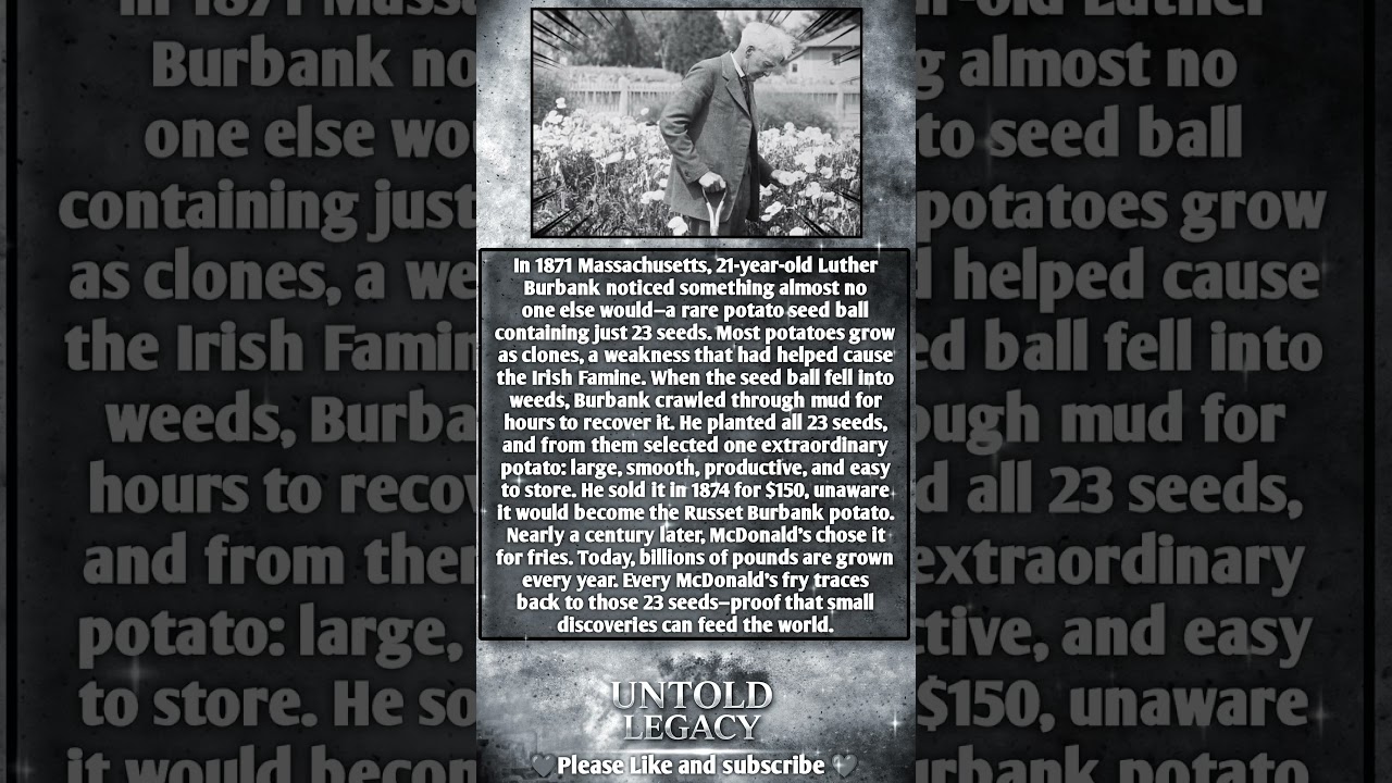 Twenty Three Potato Seeds That Became Every McDonald’s Fry 🍟