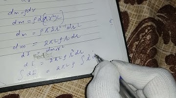 Rotational inertia of annular cylinder