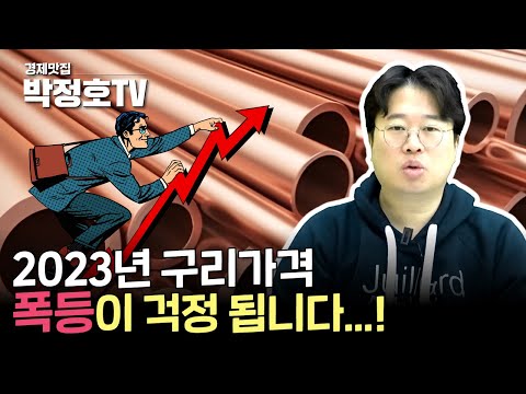   2023년 구리가격 폭등이 우려 됩니다 박정호 교수 경제맛집 박정호TV