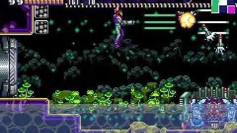 Metroid Fusion Eleventh Boss X and Wave Beam infected Security Robot B.O.X.