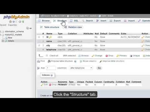 Delete Fields from Tables with phpMyAdmin | VeeroTech Hosting