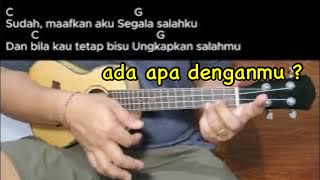 Ada Apa Denganmu - Peterpan chord gampang ukulele