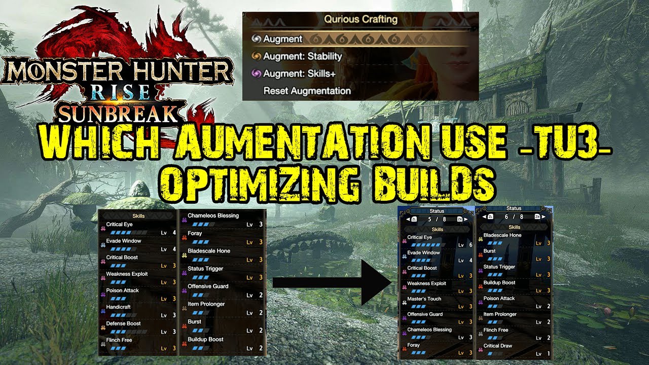 MHR Sunbreak - Which Augmentations Use - TU3
