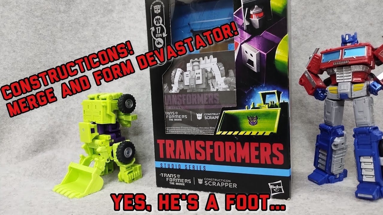 Scrapper Studio Series Transformers The Movie Devastator Constructicon ...