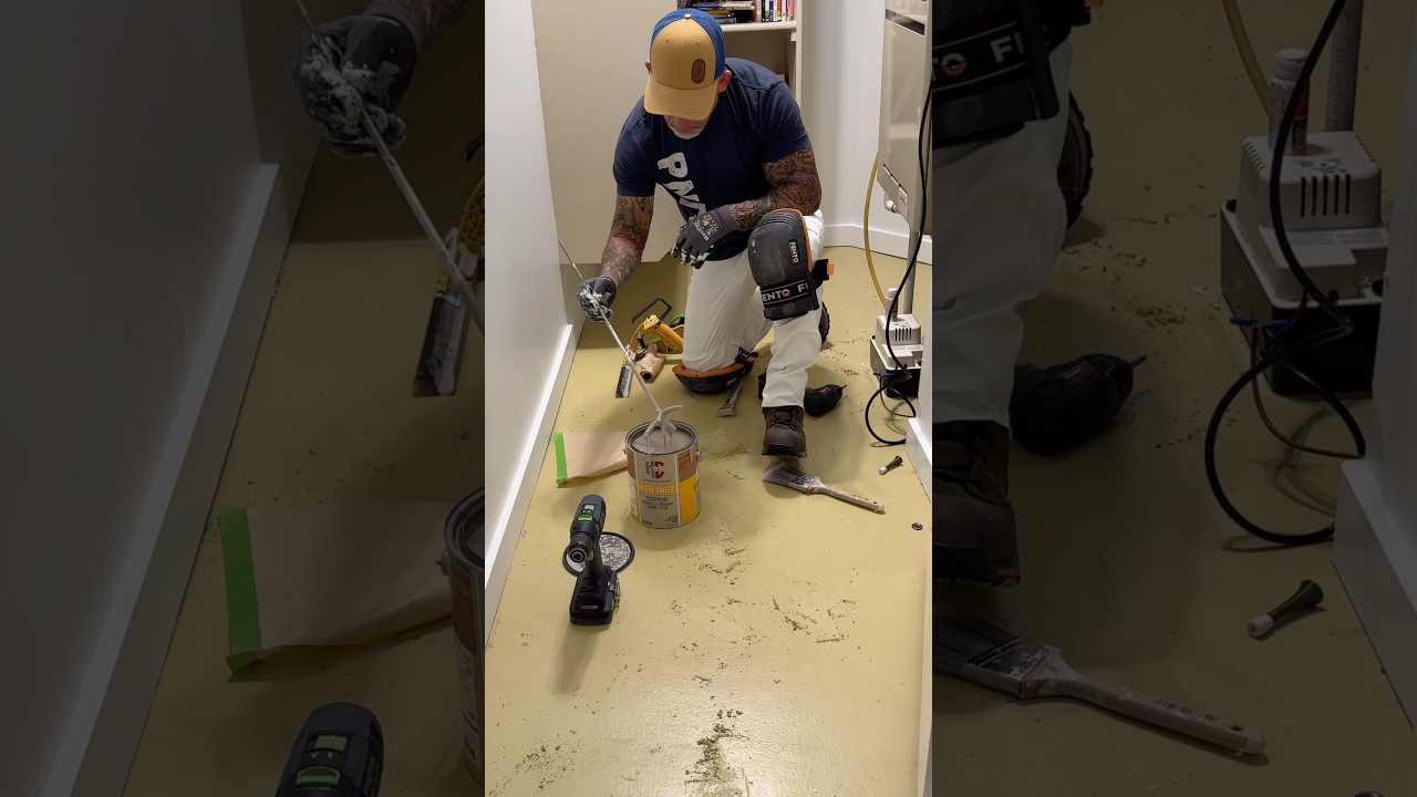 Transforming a utility room floor with Heavy Shield! 
