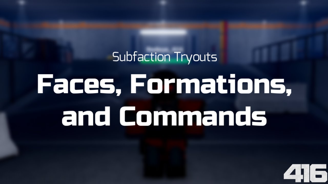 Military Faces and Formations Guide[By LordPrimez ] 