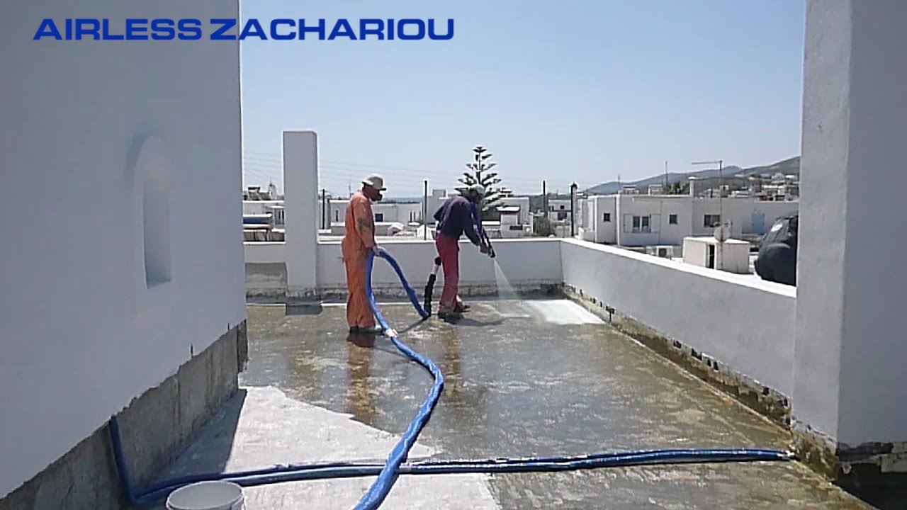AIRLESS ZACHARIOU GRACO REACTOR A-XP1 SPRAYING POLYUREA ΨΕΚΑΣΜΟΣ ΠΟΛΥΟΥΡΕΘΑΝΗΣ ΚΑΙ ΠΟΛΥΟΥΡΙΑΣ.